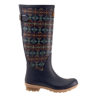 Women's Pendleton Diamond Peak Tall Rain Boots 6 Navy