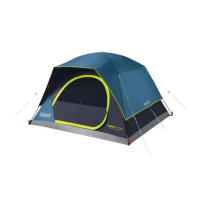 Coleman 4 Person Dark Room Skydome Camping Tent