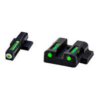 HIVIZ Tritium/Fiber Optic Sight for Smith & Wesson Shield 9, 40, 45 Cal. Handguns