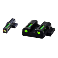 HIVIZ Tritium/Fiber Optic Sight for Smith & Wesson Shield 9, 40, 45 Cal. Handguns