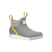 Women's Xtratuf Ankle Deck Sport Rain Boots 5 Grey / Yellow