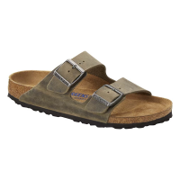 Adult BIRKENSTOCK Arizona Soft Footbed Sandals Khaki Leather