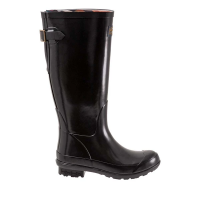 Women's Pendleton Gloss Tall Rain Boots 6 Black