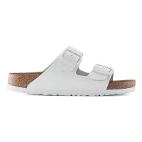 Men's BIRKENSTOCK Arizona Soft Footbed Sandals White Leather