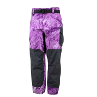 Women's Frogg Toggs Pilot Guide Pants Rain Pants Small Realtree Fishing Light Purple Regular