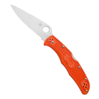 Spyderco Endura 4 C10FPOR Flat Ground Orange Pocket Knife