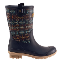 Women's Pendleton Diamond Peak Mid Rain Boots 6 Navy