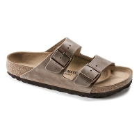 Adult BIRKENSTOCK Arizona Slide Sandals Tobacco Oiled Leather