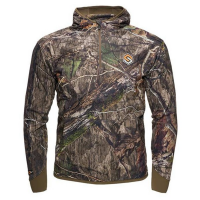 Men's ScentLok Savanna Aero Raid Technical Pullover Long Sleeve 1/4 Zip 2XLarge Mossy Oak Country DNA