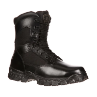 Men's Rocky Alpha Force Side Zip 8" Waterproof Work Boots 13 Black