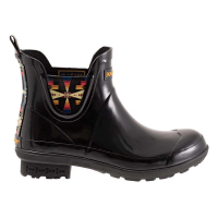 Women's Pendleton Tucson Gloss Chelsea Rain Boots 6 Black