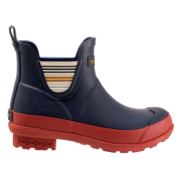 Women's Pendleton Bridger Stripe Chelsea Rain Boots 6 Navy