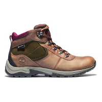 Women's Timberland Mt. Maddsen Mid Waterproof Hiking Boots 6 Md Brown Full Grain