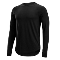 Men's BN3TH Merino Long Sleeve Base Layer Medium Black