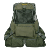 Men's Allen Big Horn Fly Fishing Fly Fishing Vest One Size Green