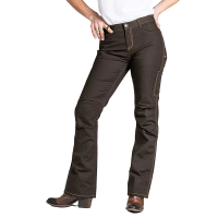 Women's Dovetail Workwear DX Bootcut Work Utility Pants 000 Dark Kodiak Canvas