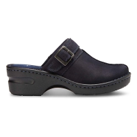 Women's Eastland Mae Casual Clogs 7 Navy Suede