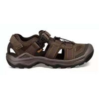 Men's Teva Omnium 2 Leather Water Sandals Turkish Coffee