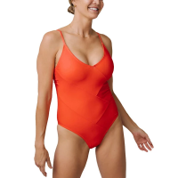 Women's Nani Swimwear Braided One Piece Swimsuit Medium Poppy