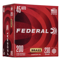 Federal Champion Brass FMJ Handgun Ammunition