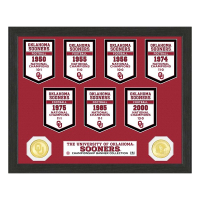 University of Oklahoma Sooners National Champions Banner Collection Photo Mint