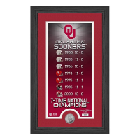 University of Oklahoma Sooners "Legacy" Supreme Bronze Coin Panoramic Photo Mint