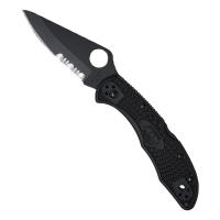 Spyderco Delica 4 C11PSBBK Tactical Black Pocket Knife