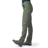 Women's Dovetail Workwear Maven X Work Utility Pants 000 Moss Green Canvas