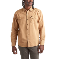 Men's Howler Brothers Sawhorse Work Long Sleeve Button Up Shirt Small Fawn