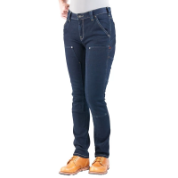 Women's Dovetail Workwear Maven Slim Fit Tapered Jeans 00 Powerflex Indigo