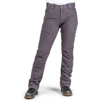 Women's Dovetail Workwear Britt Canvas Straight Leg Work Utility Pants 000 Dark Grey Canvas