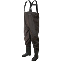 Men's Frogg Toggs Rana II PVC Felt Chest Waders Adult 7 Brown