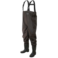 Men's Frogg Toggs Rana II PVC Felt Chest Waders Adult 8 Brown