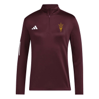 Arizona State Sun Devils adidas Women's Primary Golf 1/4 Zip Large Maroon