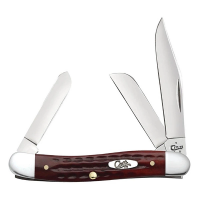 Case Knives Medium Amber Bone Stockman Old Red Bone Pocket Knife