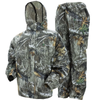 Men's Frogg Toggs Classic All-Sport Rain Pants and Hunting Rain Jacket 2XLarge Realtree Edge