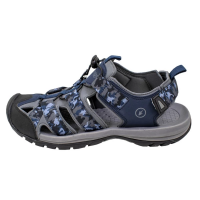 Men's Frogg Toggs River Flip Flop Sandals Blue Camo