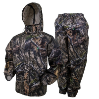 Men's Frogg Toggs Classic All-Sport Rain Pants and Hunting Rain Jacket Small Mossy Oak DNA