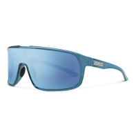 Men's Suncloud Double Up Polarized Sunglasses Matte Crystal Marine/Polarized Aqua Mirror