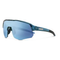 Men's Suncloud Cadence Polarized Sunglasses Matte Crystal Marine/Polarized Aqua Mirror