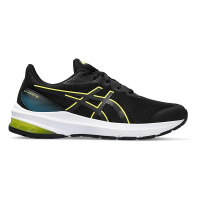 Boys' ASICS GT-1000 12 Running Shoes Big 5.5 Black/Yellow