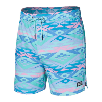 Men's SAXX Oh Buoy 2N1 Swim Trunks Medium Geo