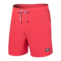 Men's SAXX Oh Buoy 2N1 Swim Trunks Small Hibiscus