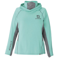 Women's Striker Guardian Fishing Hoodie XSmall Aqua Heather