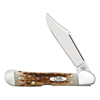 Case Knives Amber Bone Mini CopperLock Pocket Knife