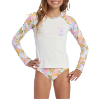 Girls' Billabong Kissed By The Sun Swim Rashguard 14 Multi