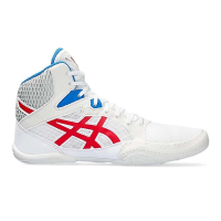 Kids' ASICS Snapdown 3 Wrestling Shoes Big 4 White/Classic Red