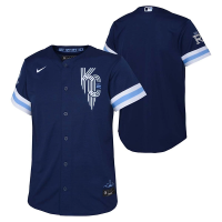 Kids' Kansas City Royals Nike City Connect Jersey 4Y Blue