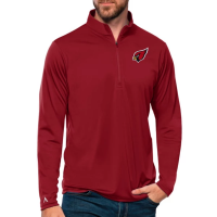 Arizona Cardinals Antigua Tribute Long Sleeve 1/4 Zip Medium Cardinal Red