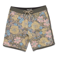 Men's Howler Brothers Bruja Swim Boardshorts 34 Flower Power: Cocoa